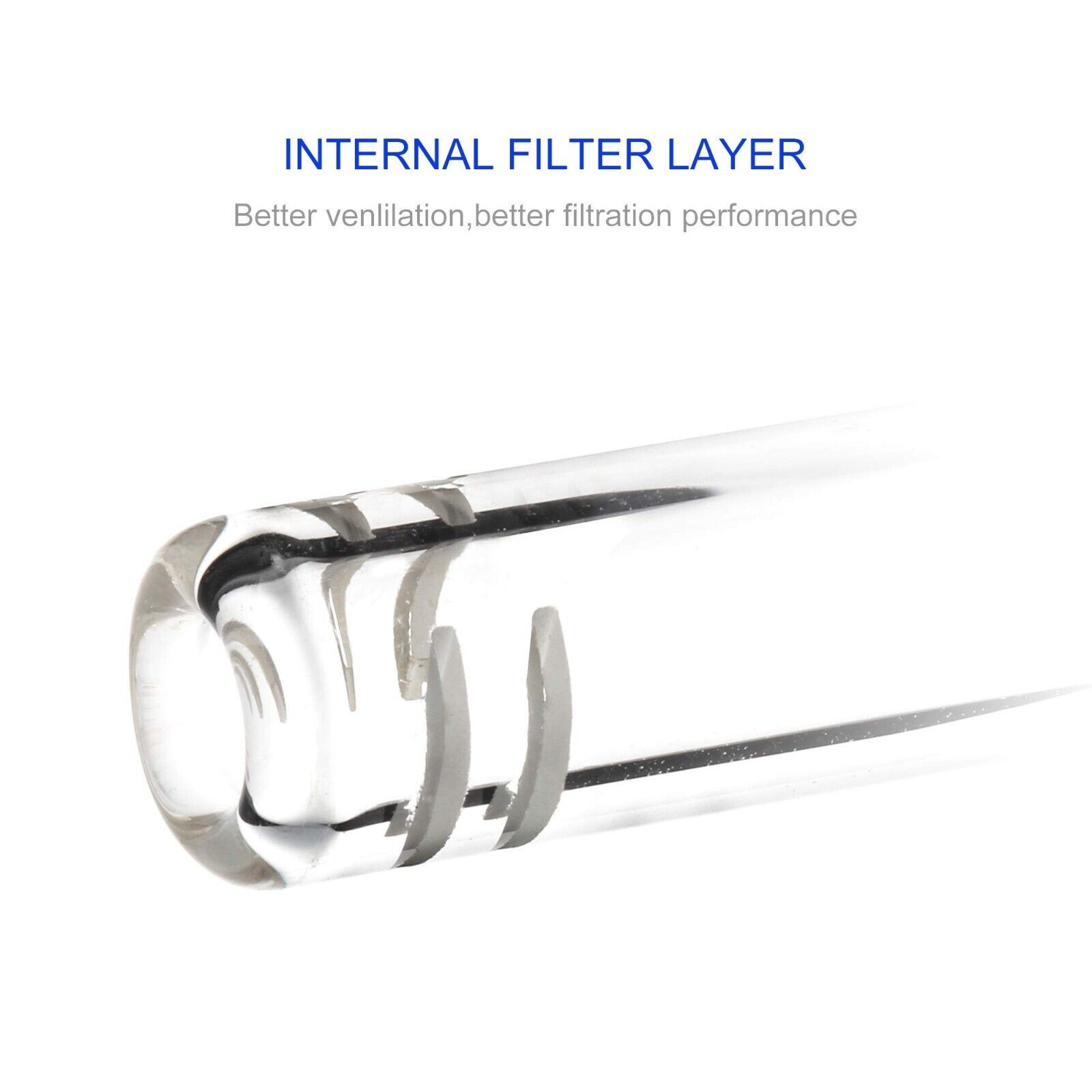 5Pcs Glass Downstem Replacement Hookah Bong Water Pipe fit for 8/9/10/12 Bong