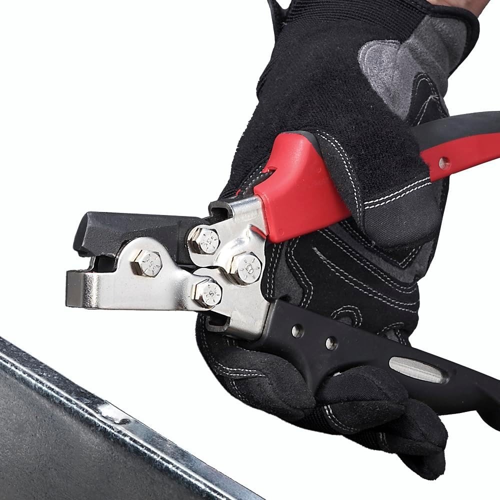 Professional Snap Lock Punch with Compound Handle Leverage for Metal Sheets