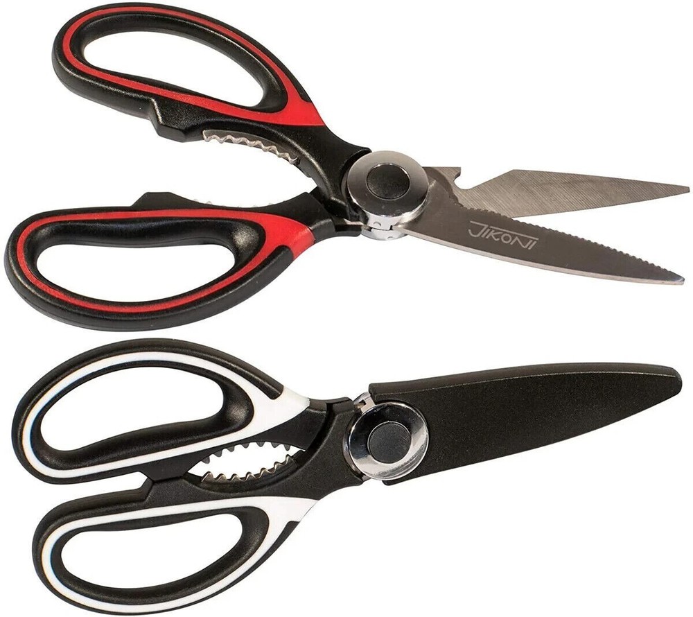 2 Pack Heavy Duty Kitchen Scissors Multi Tool Food Meat Vegetable Shear