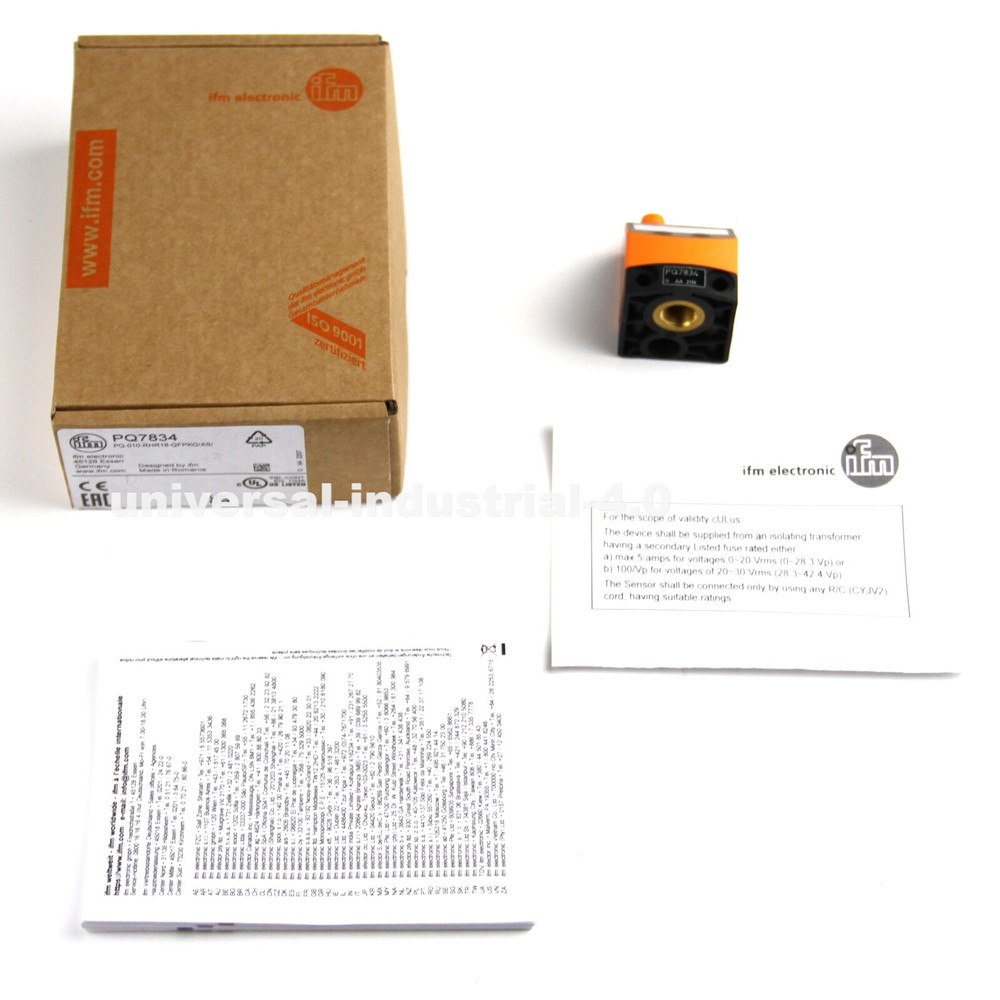 IFM PQ7834 Pressure Sensor NEW