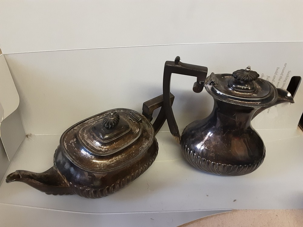 Vintage Silver Plated Serving Tea Set By William Hutton & Sons