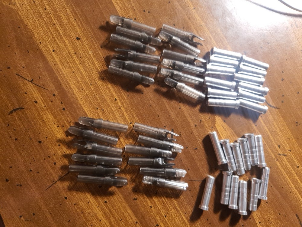 Black Eagle Arrows Standard Nock - Smoke -inserts - 2 Dozen Each