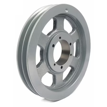 1/2 In To 2-1/2 In Quick Detachable Bushed Bore 2 Groove V-Belt Pulley 12.75 In