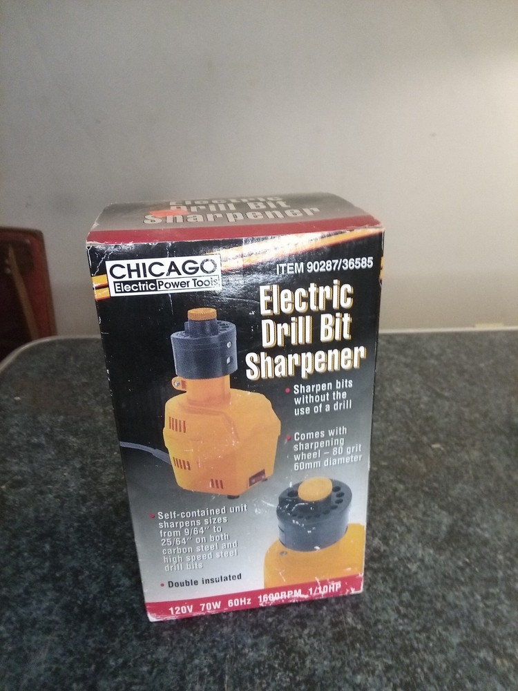 Chicago Electric Drill Bit Sharpener 36585