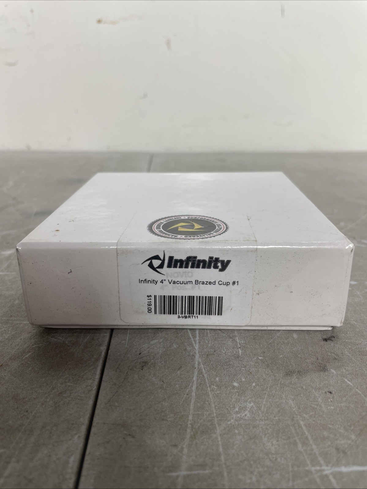 INFINITY 4" vacuum diamond brazed cup wheel #1