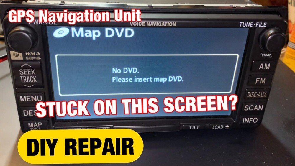 DVD Map Drive Loader Toyota Sienna Highlander JBL GPS NAVIGATION E7007 E7014