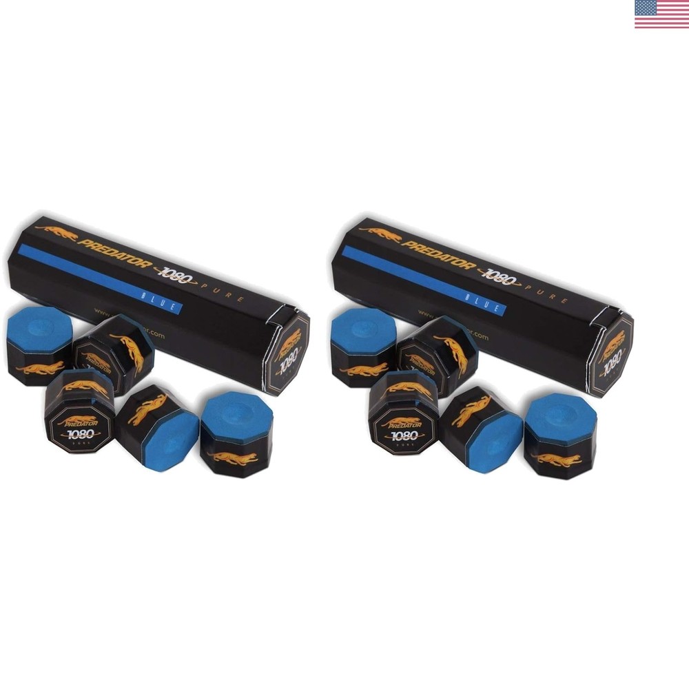 Professional Pool Cue Chalk 2 Pack | Improved Spin & Long-Lasting Coverage