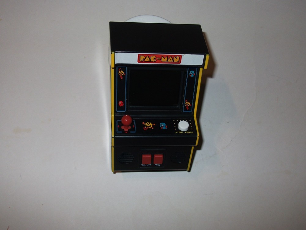 Retro Pac-Man Mini Arcade Game Tabletop Machine – Tested & Working –
