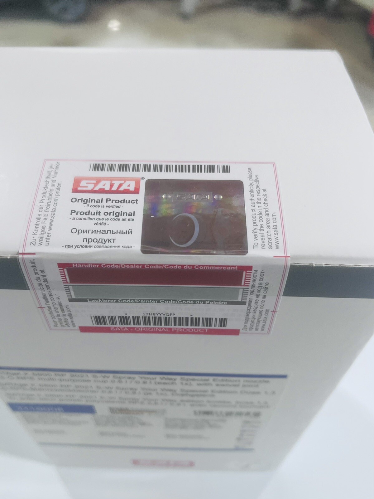 SATAjet X 5500 RP 1.3 O Standard Spray Gun W/RPS Cups - Limited Special Edition