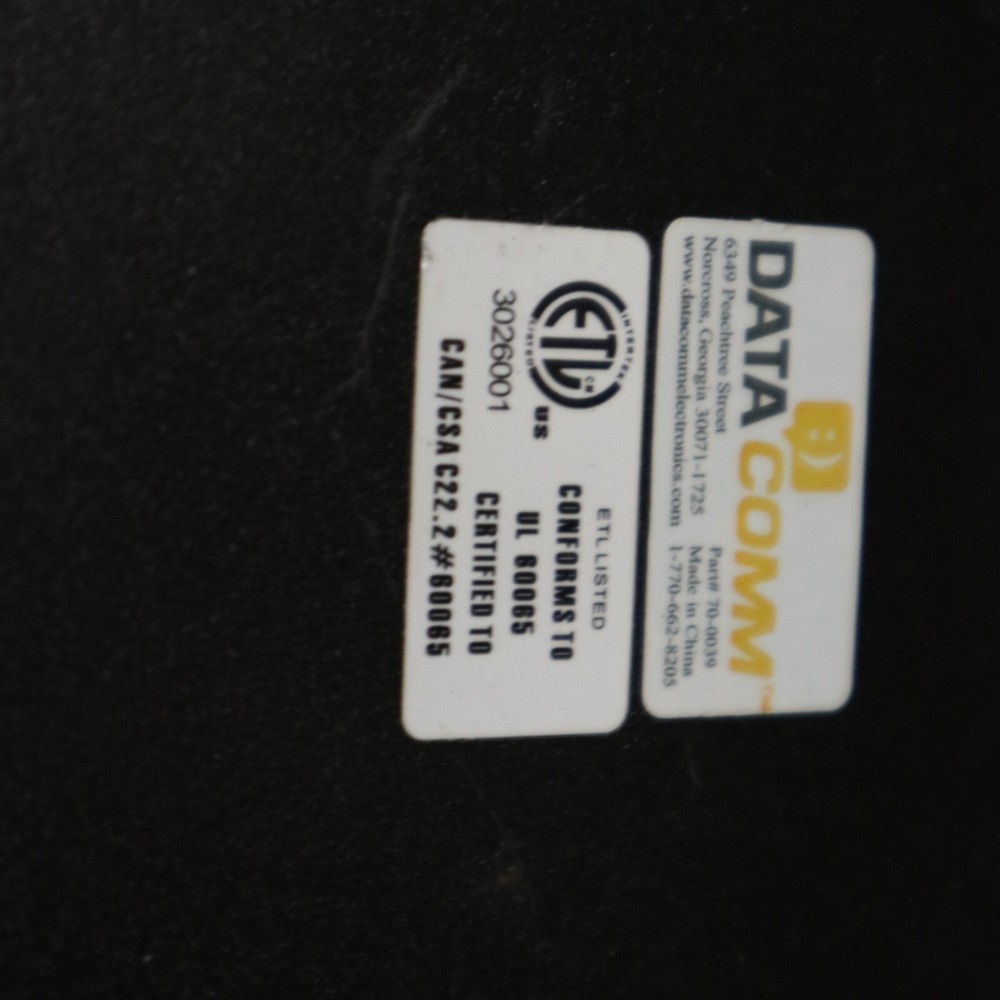 DATACOMM 70-0039 HDTV Adjustable Distribution Amplifier