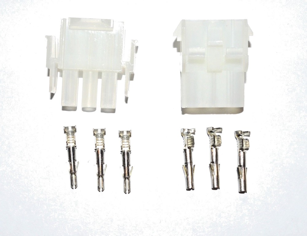 Molex MLX Connector - Complete Molex 3 Wire Connector Set with Pins   2 SETS