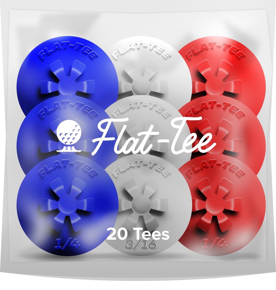 Multicolor Golf Tee For Driving Range Simulators Unbreakable Accessories