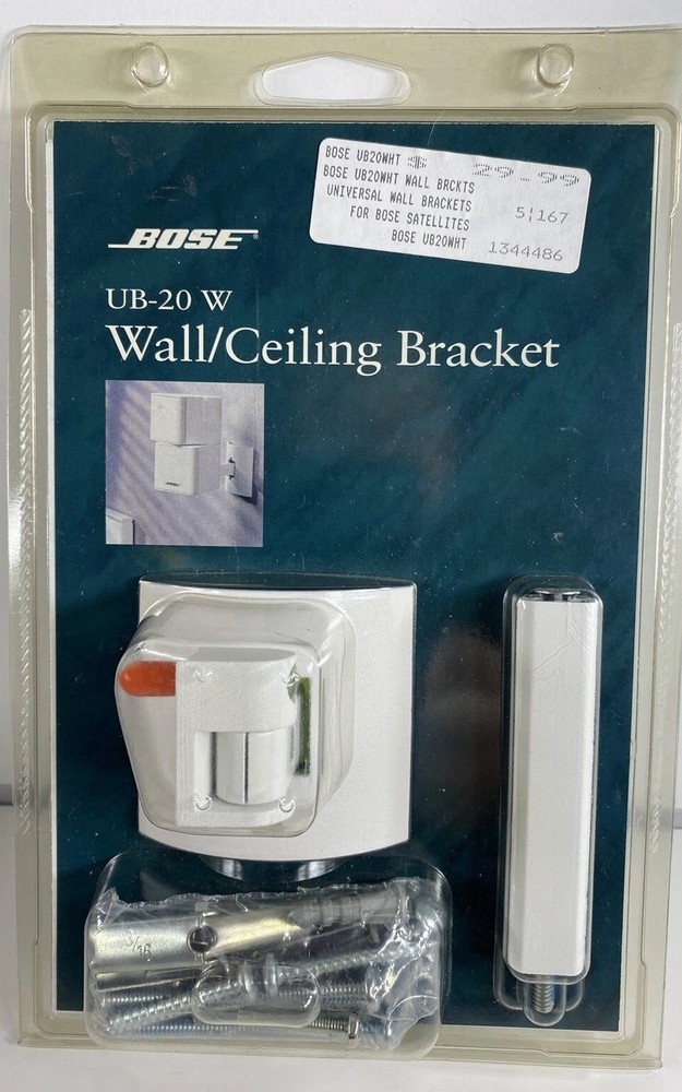Bose UB-20W Wall Ceiling Speaker Bracket Mount White New