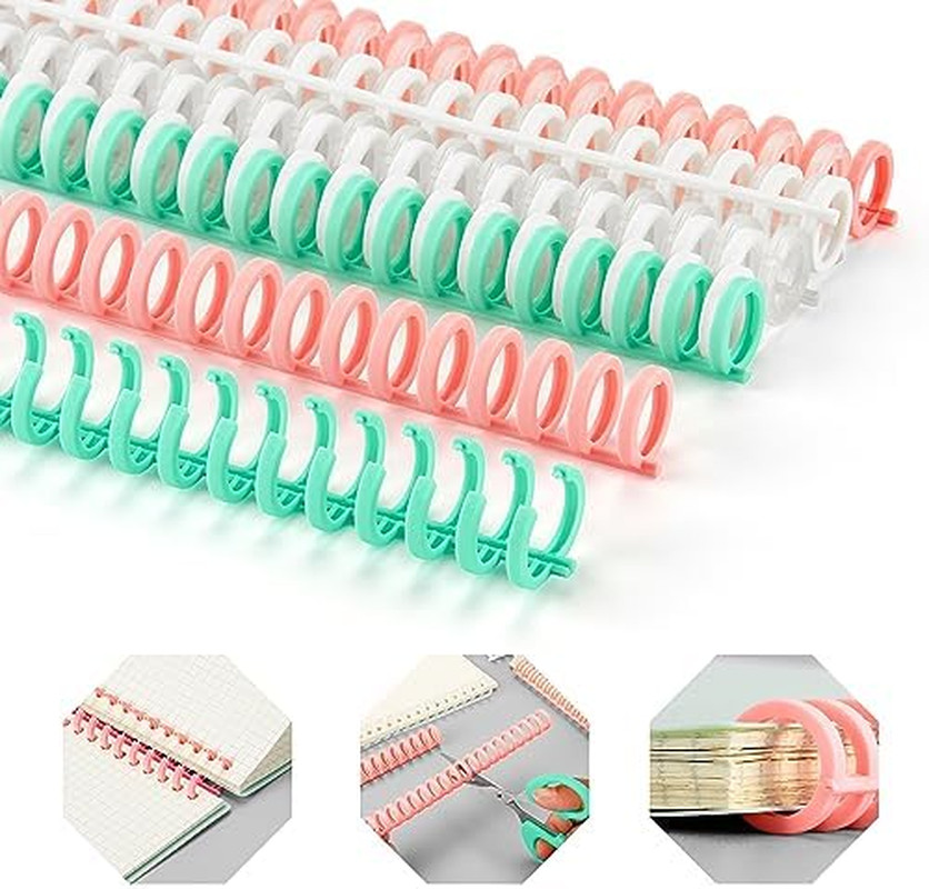 Binding Spines/Coils/Combs: Open & Close Easily Adding Pages for Notebook ， Bind