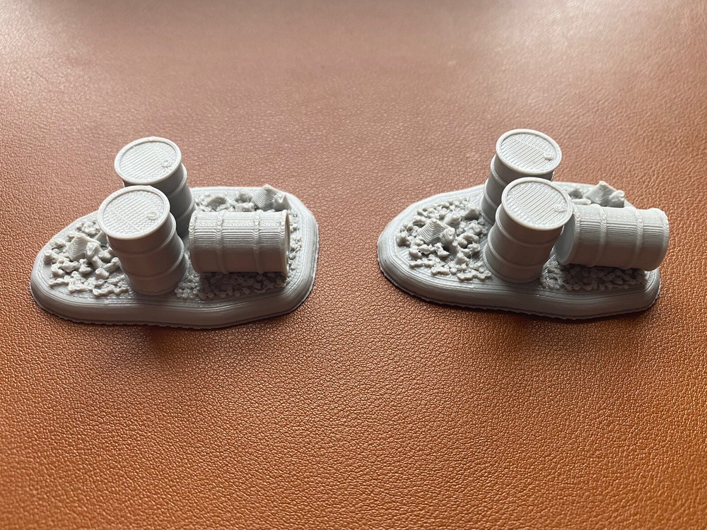 Warhammer 40k Terrain - 3D printed Barrels, 2 pack