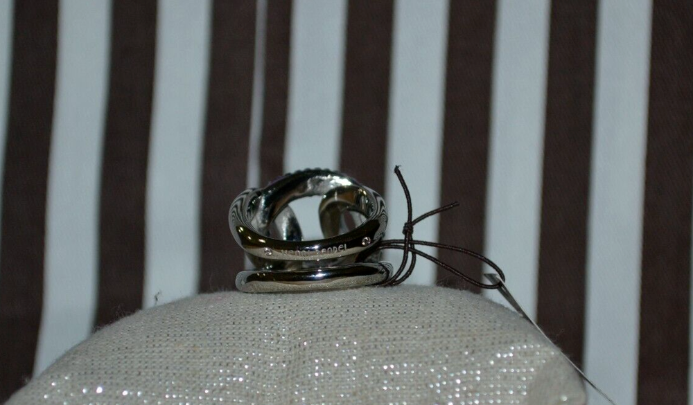 Henri Bendel Pave Link Ring - You Pick Size