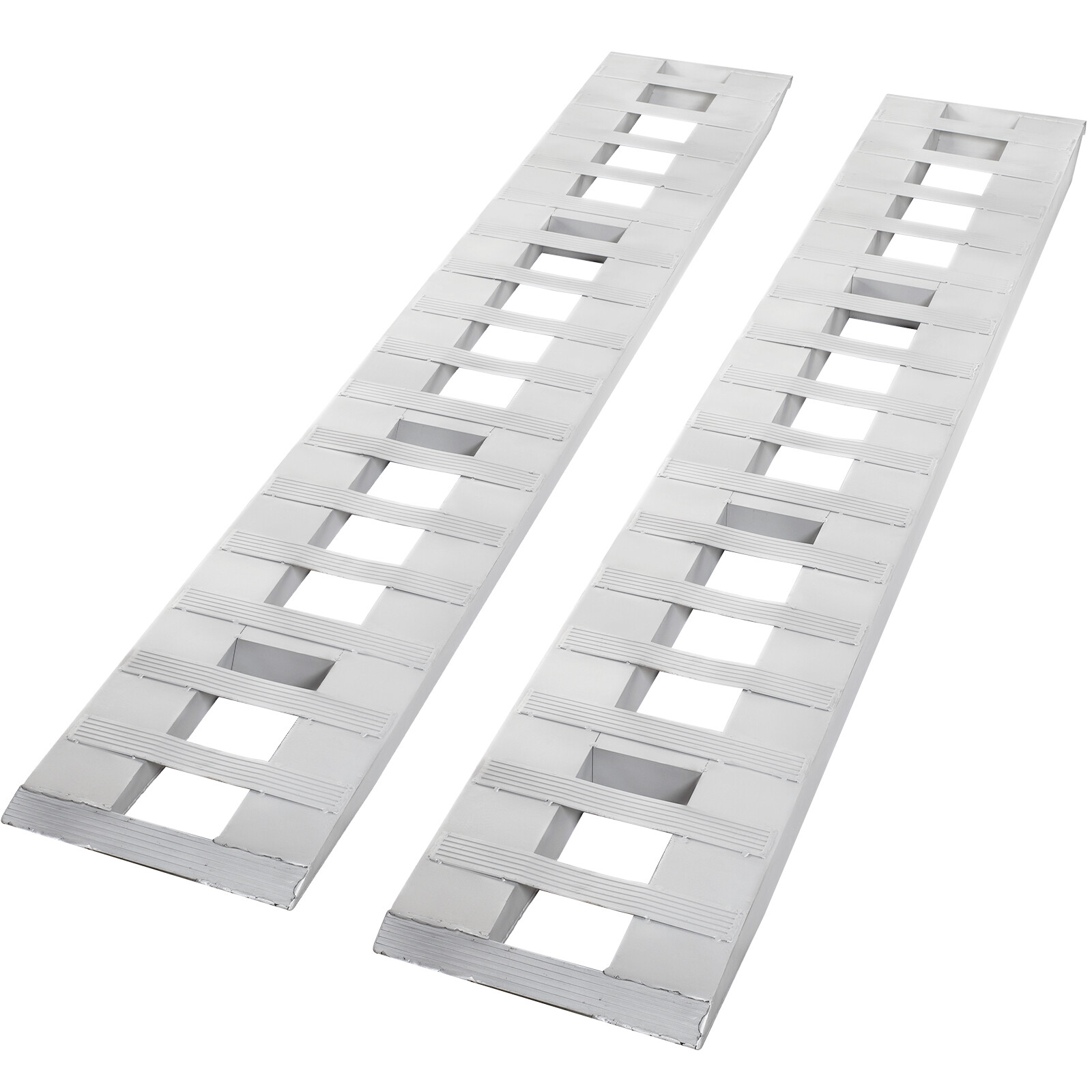 60/72/84/94''Aluminum Ramps 6000Lbs Truck Car Auto Trailer Ramps Hook end