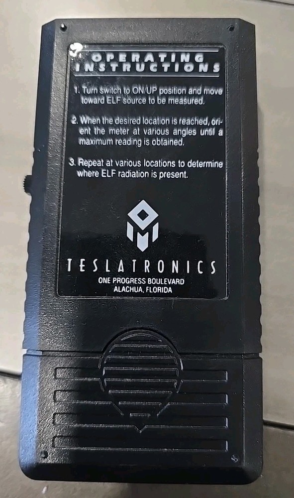 Teslatronics ELF Alert Meter Model 40P