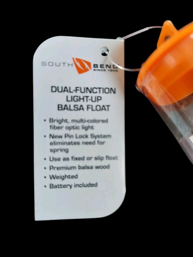 South Bend Dual Action Light Up Balsa Float
