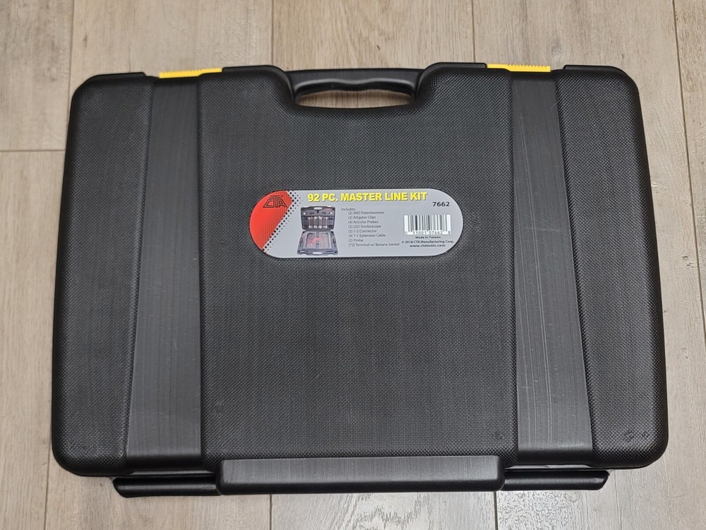 CTA Master 92pc Test Lead & Terminal Adapter Set w/ Multimeter storage #7662