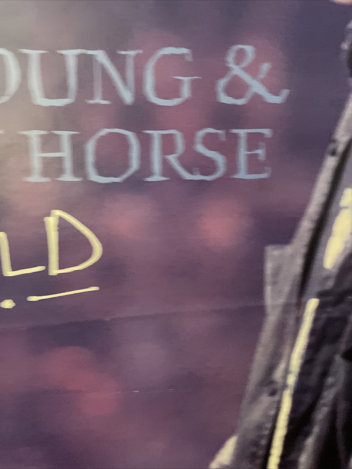 NEIL YOUNG "WELD" U.S. PROMO POSTER 23 X 35 Classic Guitar Rock Music Legend