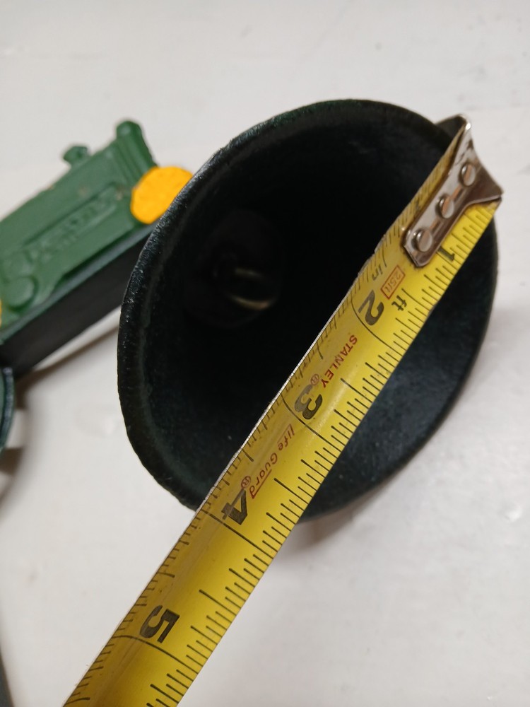Vintage Cast Iron John Deere Bell Good Condition Wall Bracket *MISSING CLAPPER