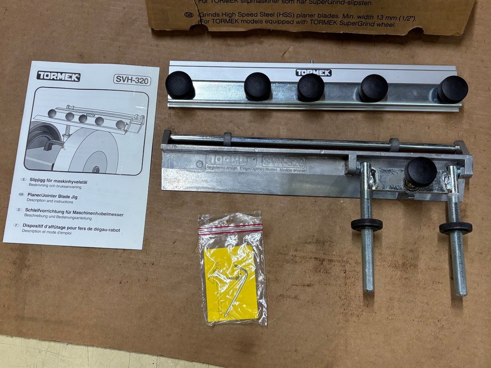 Tormek SVH-320 Planer / Jointer Blade Sharpening Jig