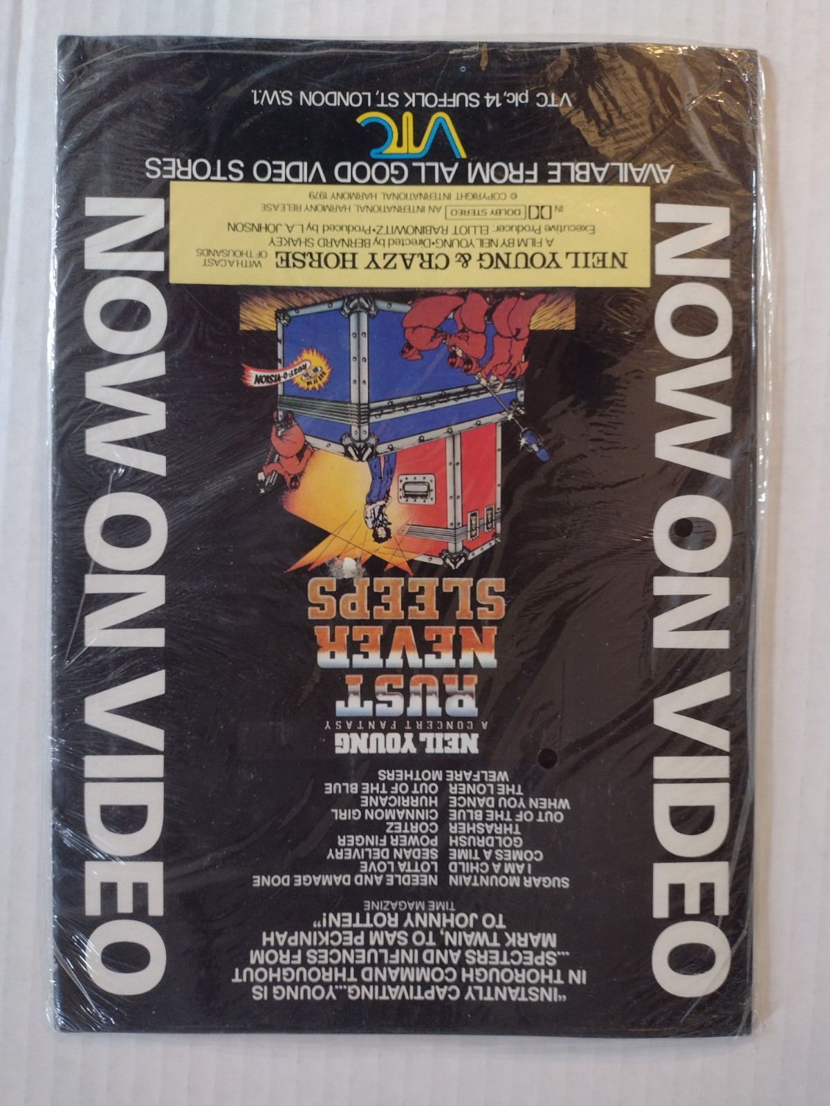 NEIL YOUNG ORIGINAL Trans World Tour Program 1982 SEALED1