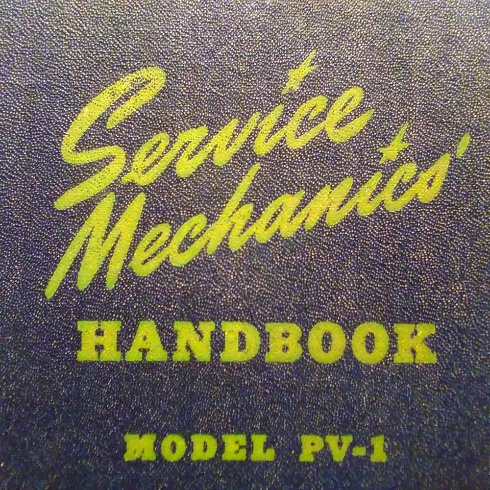 Lockheed Ventura PV-1 Service Mechanics Handbook