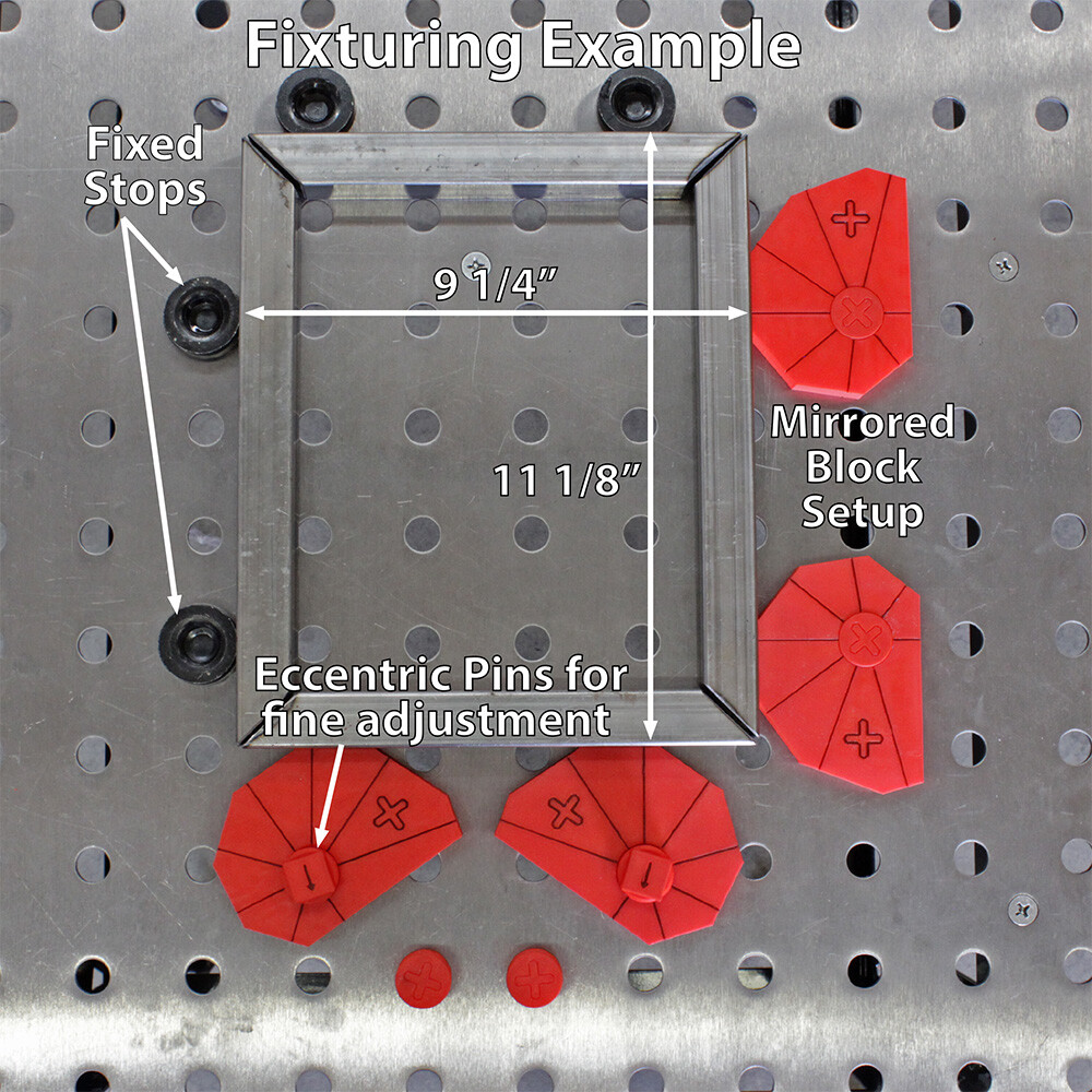 Octo Stop Block - Quick-adjust Measuring Block for fixture/welding table