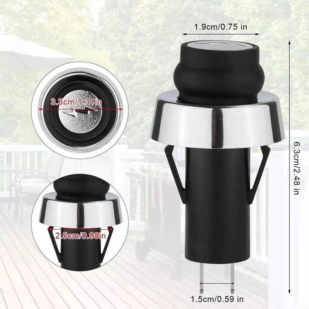 For Weber 44030001 OE: 66220 Grill Igniter Switch Button Precise Structhure