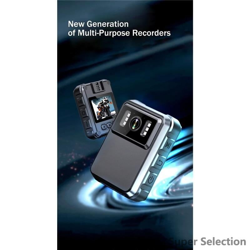 4K Mini Body Camera With Touch Screen, Night Vision, Waterproof, Loop Recording
