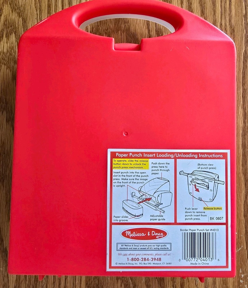 Melissa & Doug Deluxe Favorite Objects Paper Punch Set