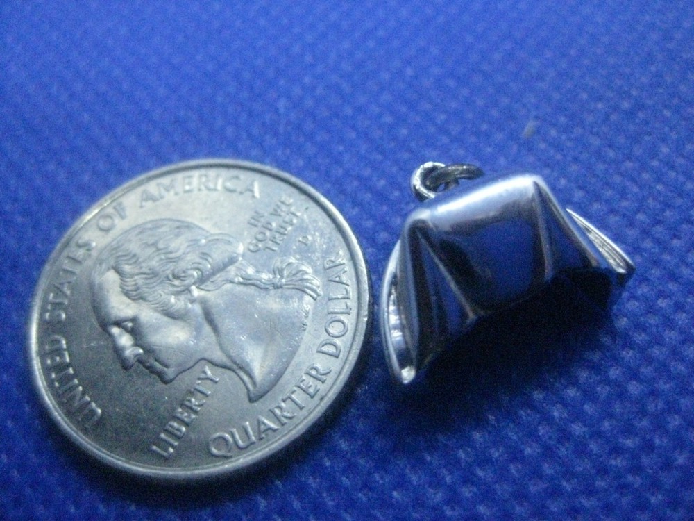Sterling Silver Nurse's Cap Charm