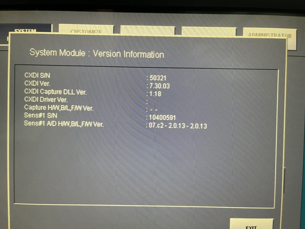 Canon CDXI-50G Portable DR Panel w/Vet Software (Tested)