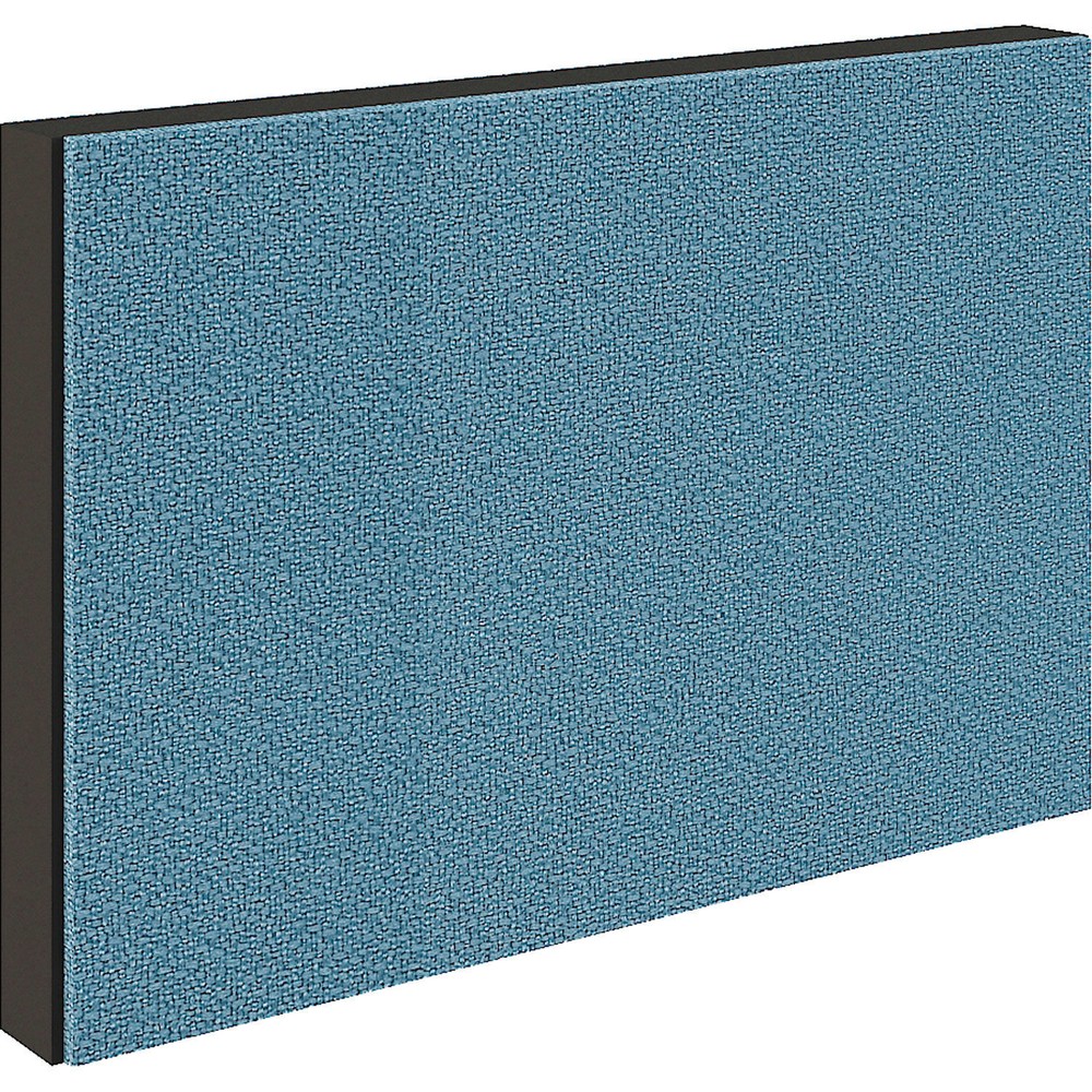 Modular Partition Stacking Panel with Fabric 24"W x 16"H Blue
