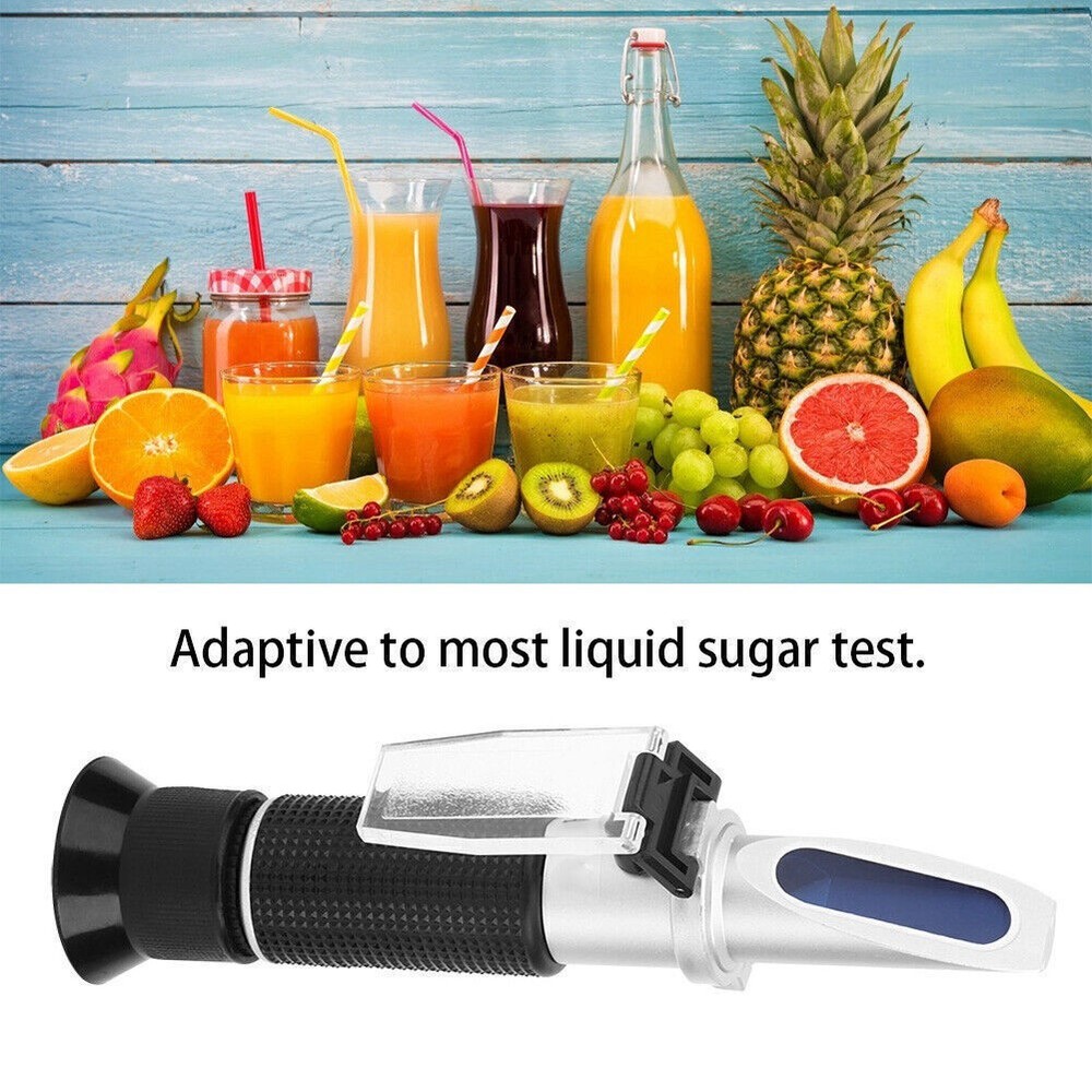 Refractometer Sugar Test Meter 0-20% with Accurant Index for Automatic Temperatu