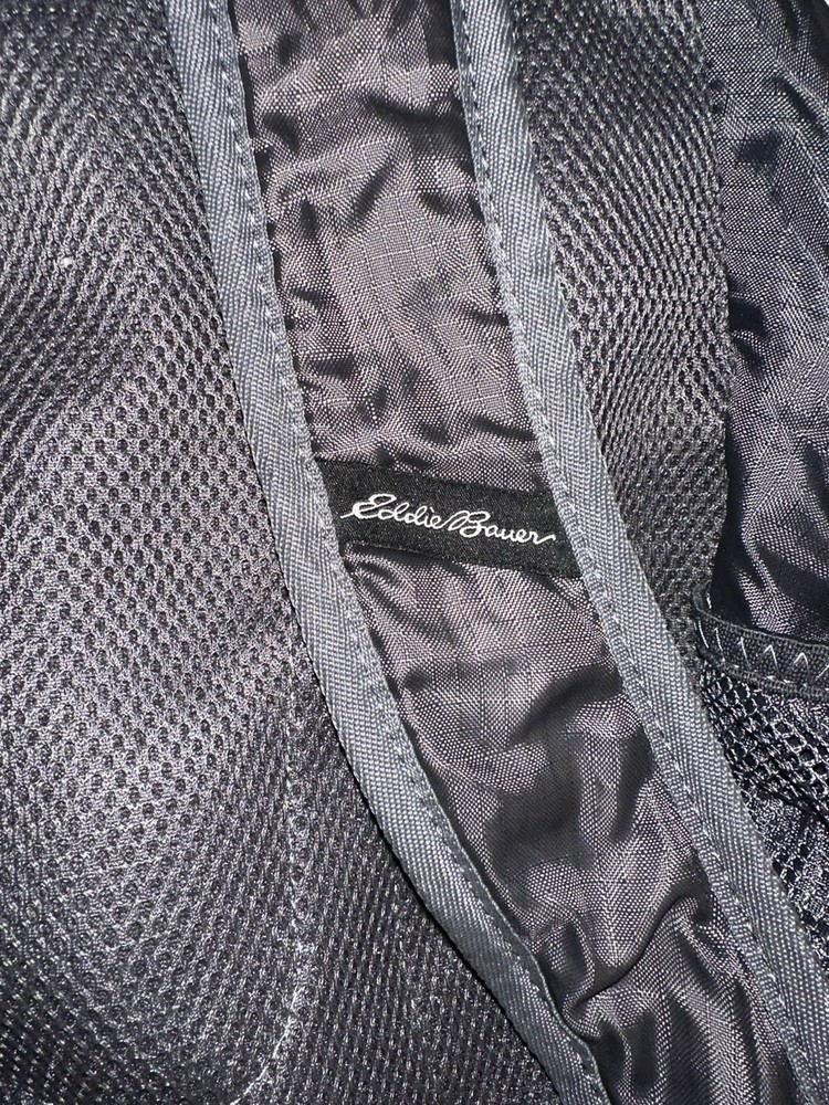 Eddie Bauer Stowaway Packable DayPack Backpack Dark Smoke