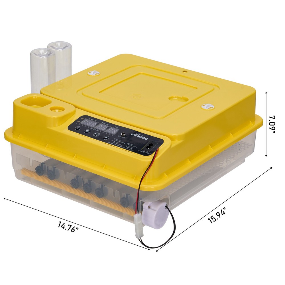 36 Egg Incubator for Hatching Eggs with Automatic Turning & LED Candling