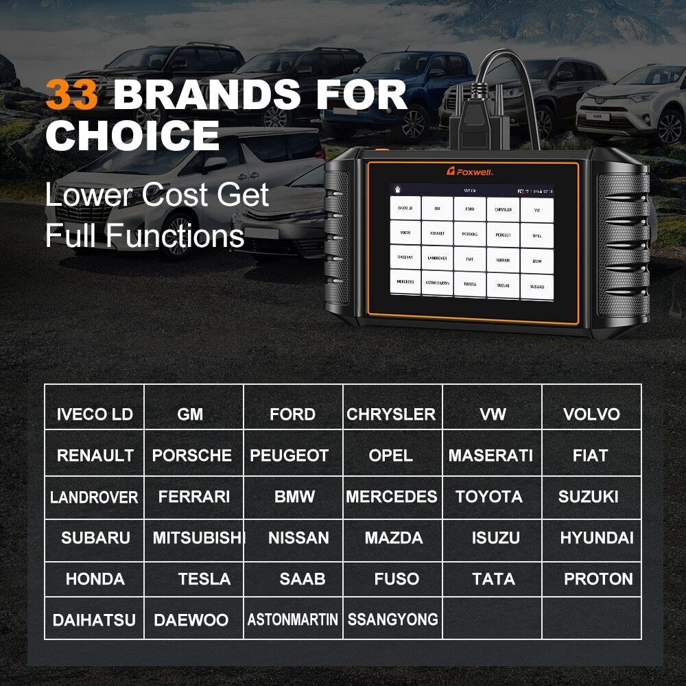 FOXWELL NT710 For Chrysler Full System Bidirectional OBD2 Scanner Diagnostic ABS