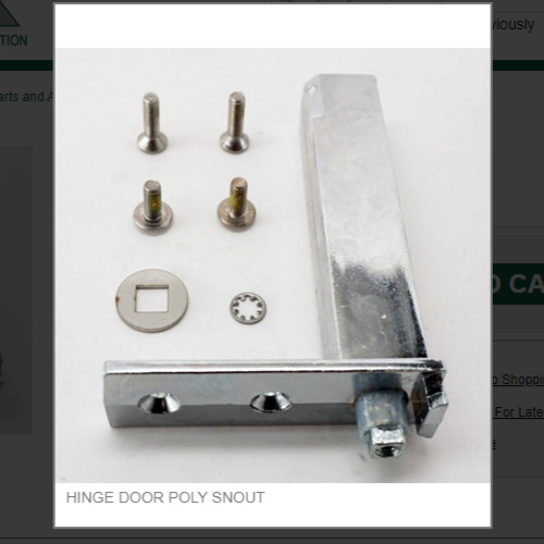 HINGE DOOR POLY SNOUT #1011457-16