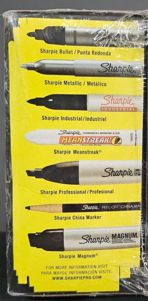 Sharpie PRO Permanent Markers King Sized Chisel Tip Black 12 Ct. Box New
