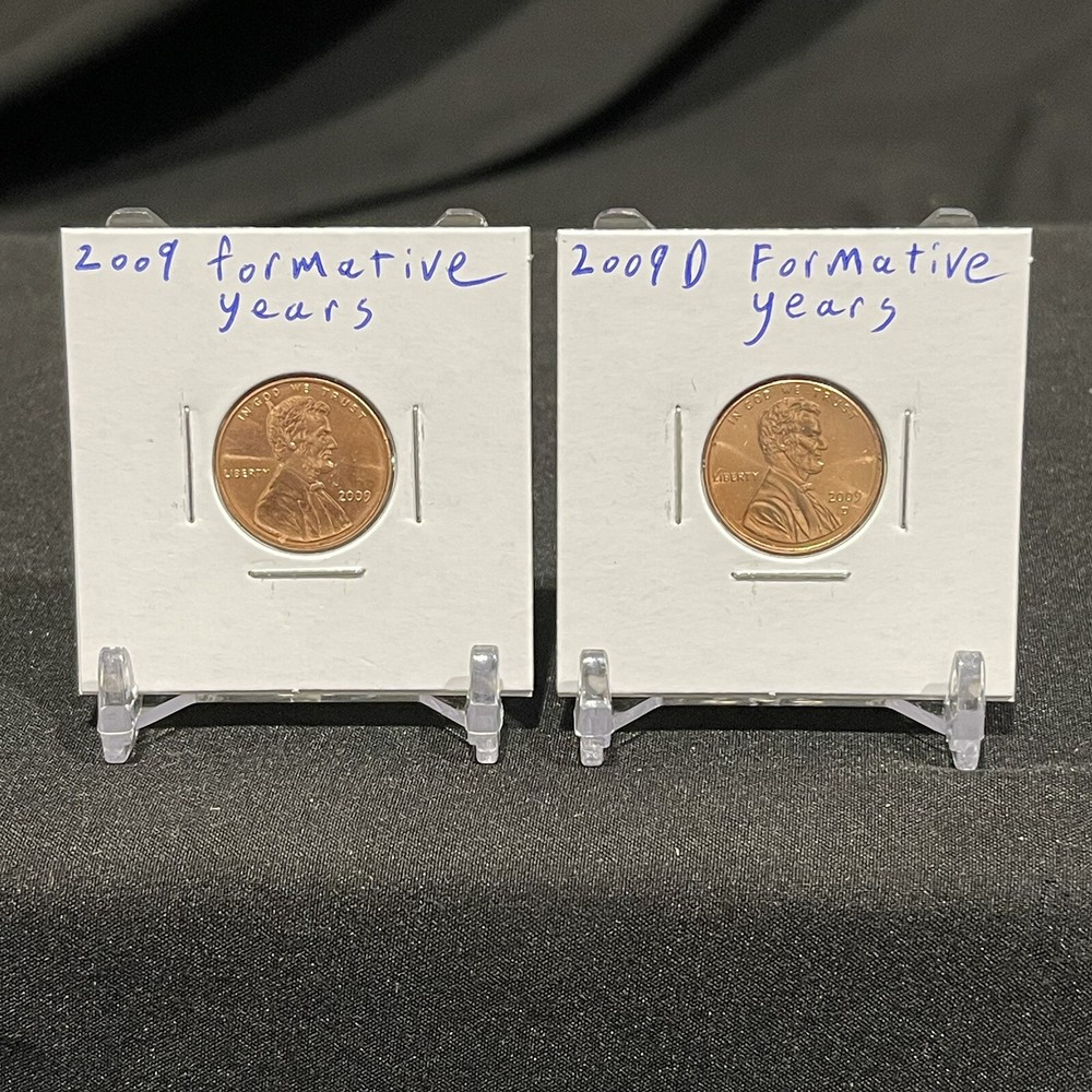 2009 P,D Lincoln Cent Formative Years BU (PLEASE READ DESCRIPTION)