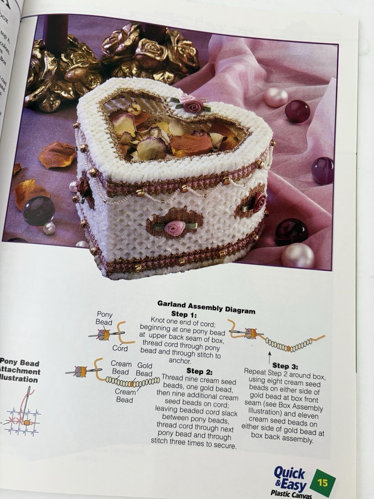 Plastic Canvas Magazine Quick & Easy Patterns Feb/March 2000 Tulips Spring /