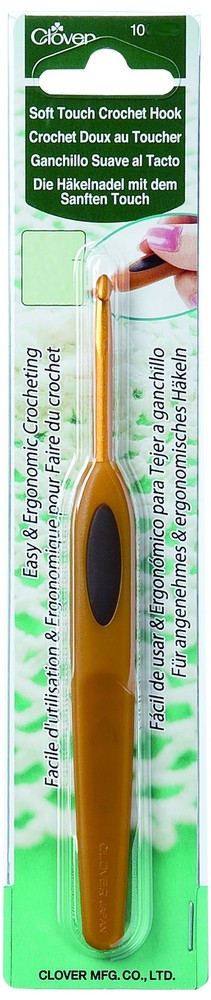 Clover Soft Touch 5.5-mm Crochet Hooks, Size I (1009/I)