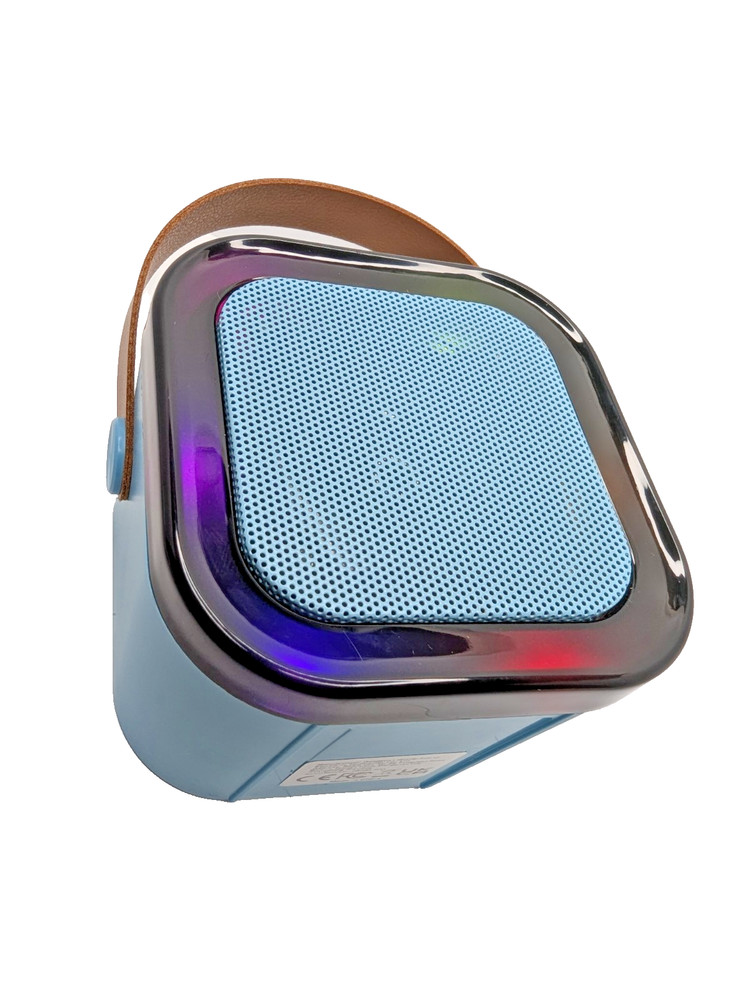 Colorful Сompact Karaoke System. Wireless microphone.