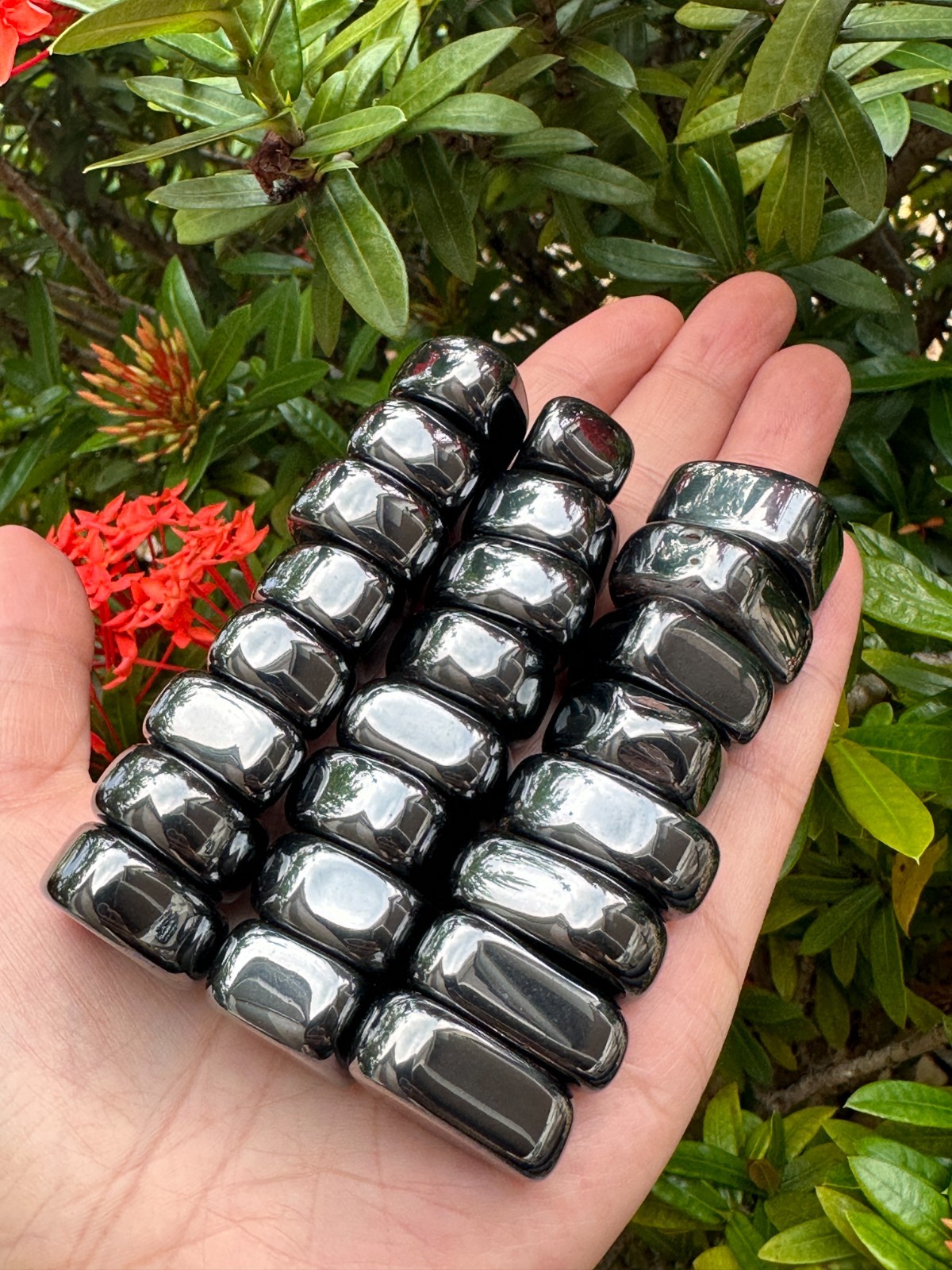 Fridge Magnets - Polished Magnetic Hematite,Strong and Heavy Duty for Whiteboard