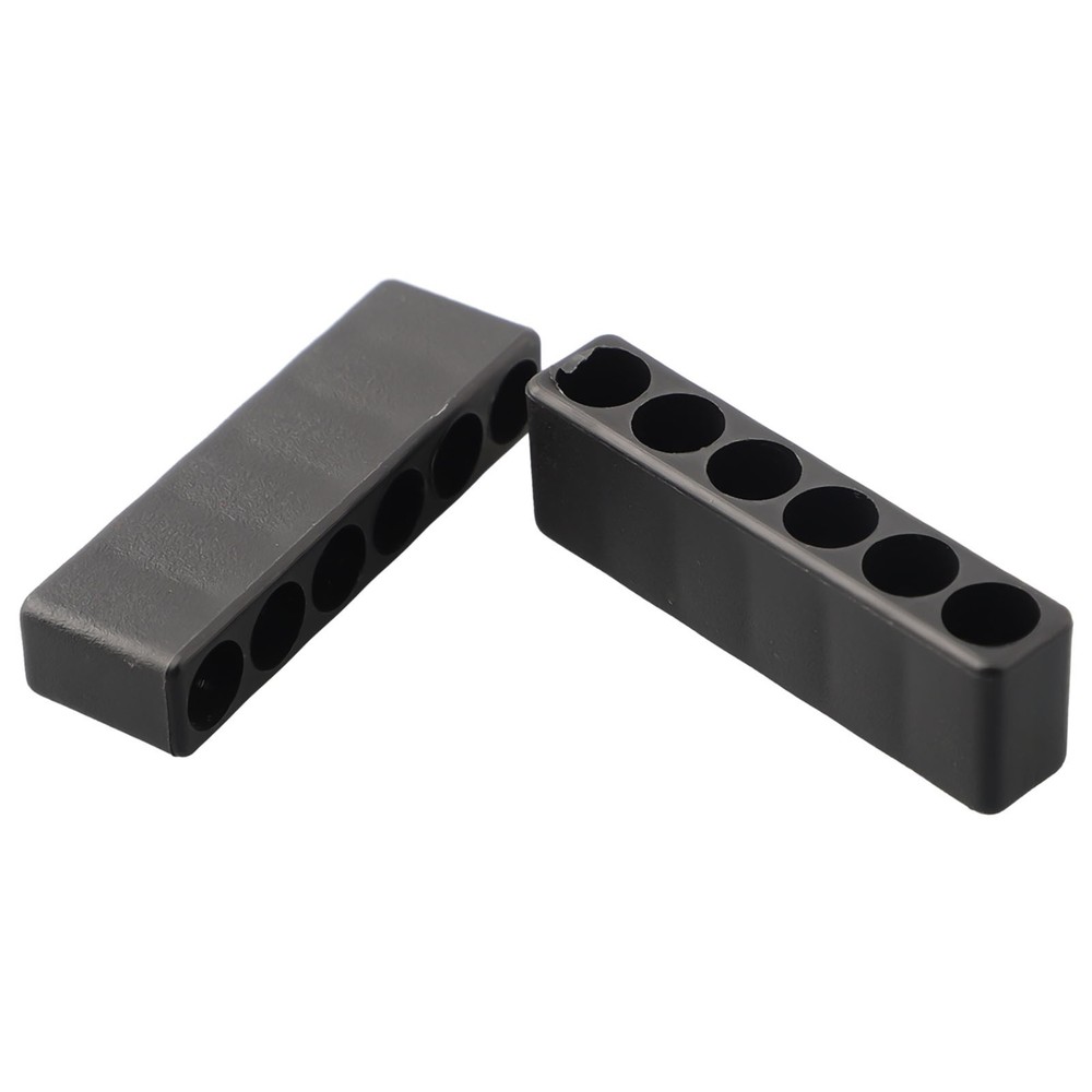 Versatile Screwdriver Bit Organizer with 6 Holes Suitable for 5 Hex Shank Bits