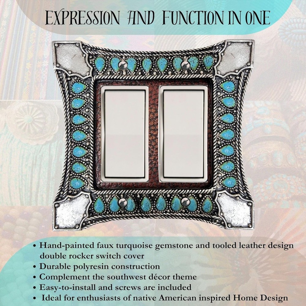 Double Rocker Decorative Switch Wall Plate