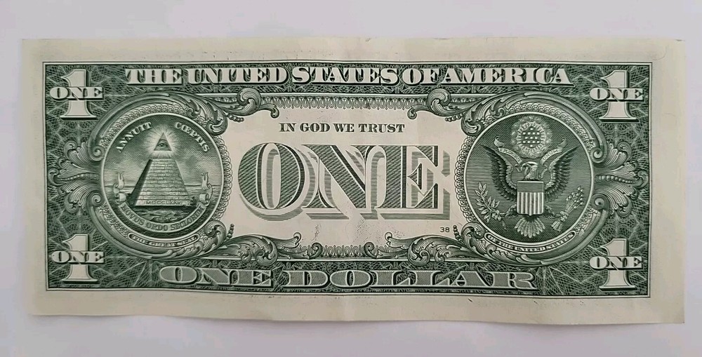 Misaligned Miscut Error 2017A $1 One Dollar Bill (B22217816C)